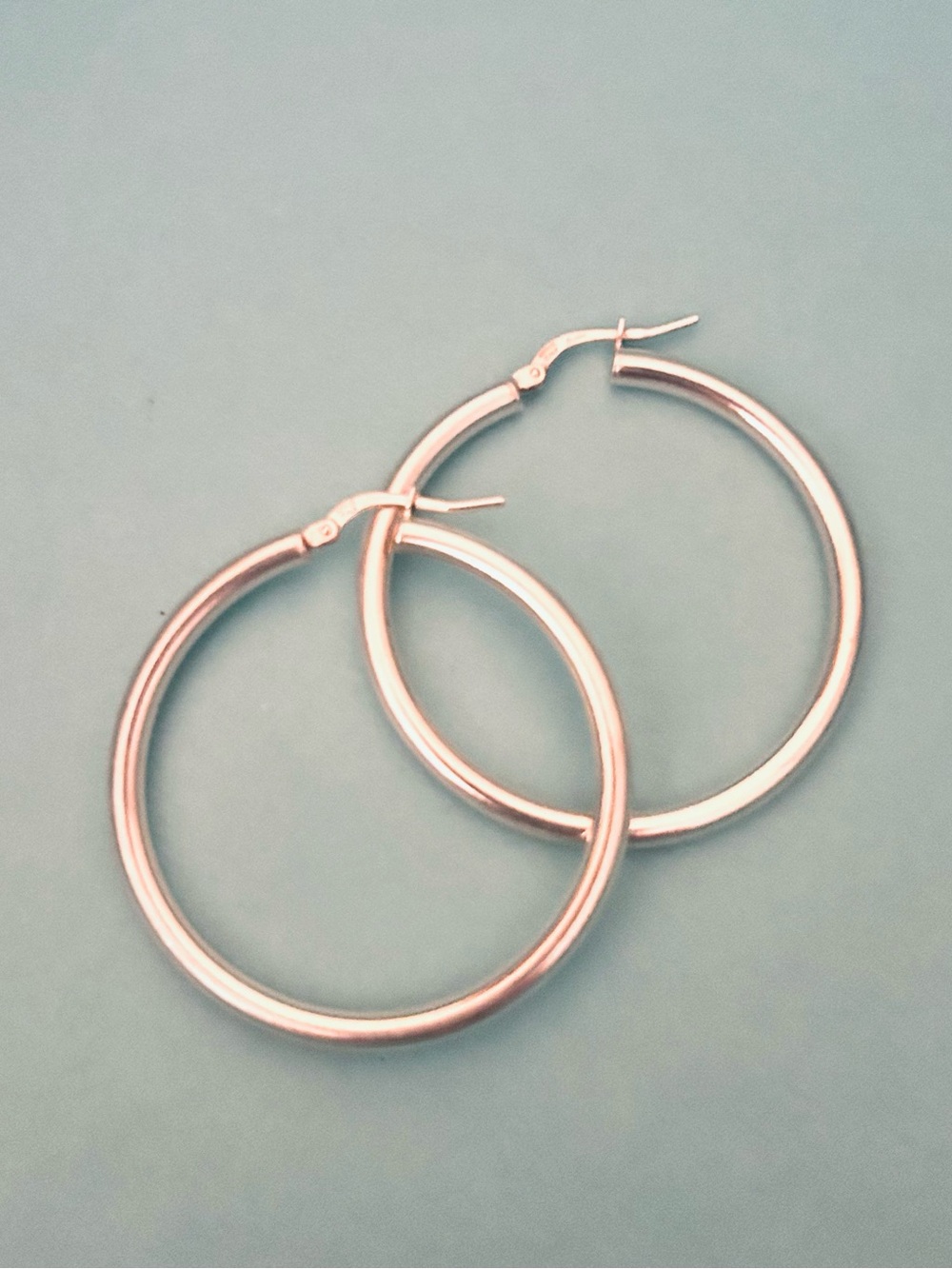 Classic Silver Hoop Earrings